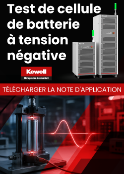 Cellules de batterie à tension négative