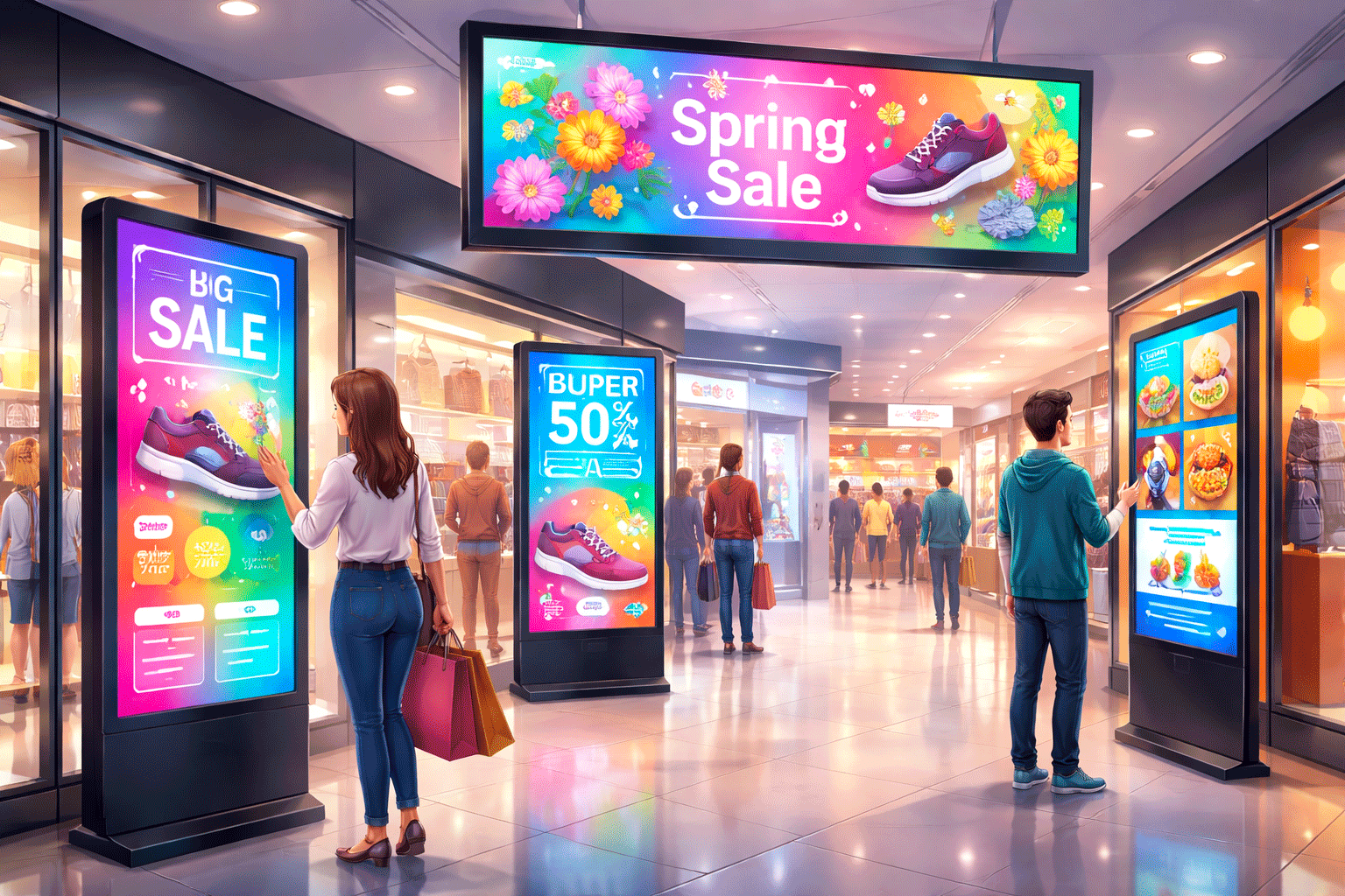 Affichage / Retail – Éducation & Recherche