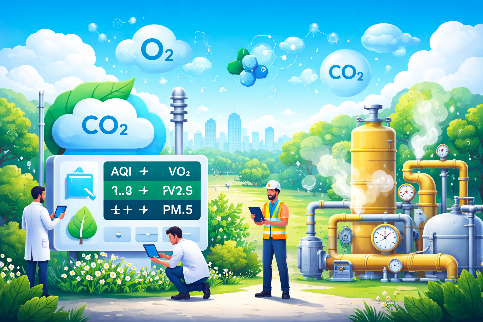 Contrôle / Maintenance – Qualité de l’air & gaz