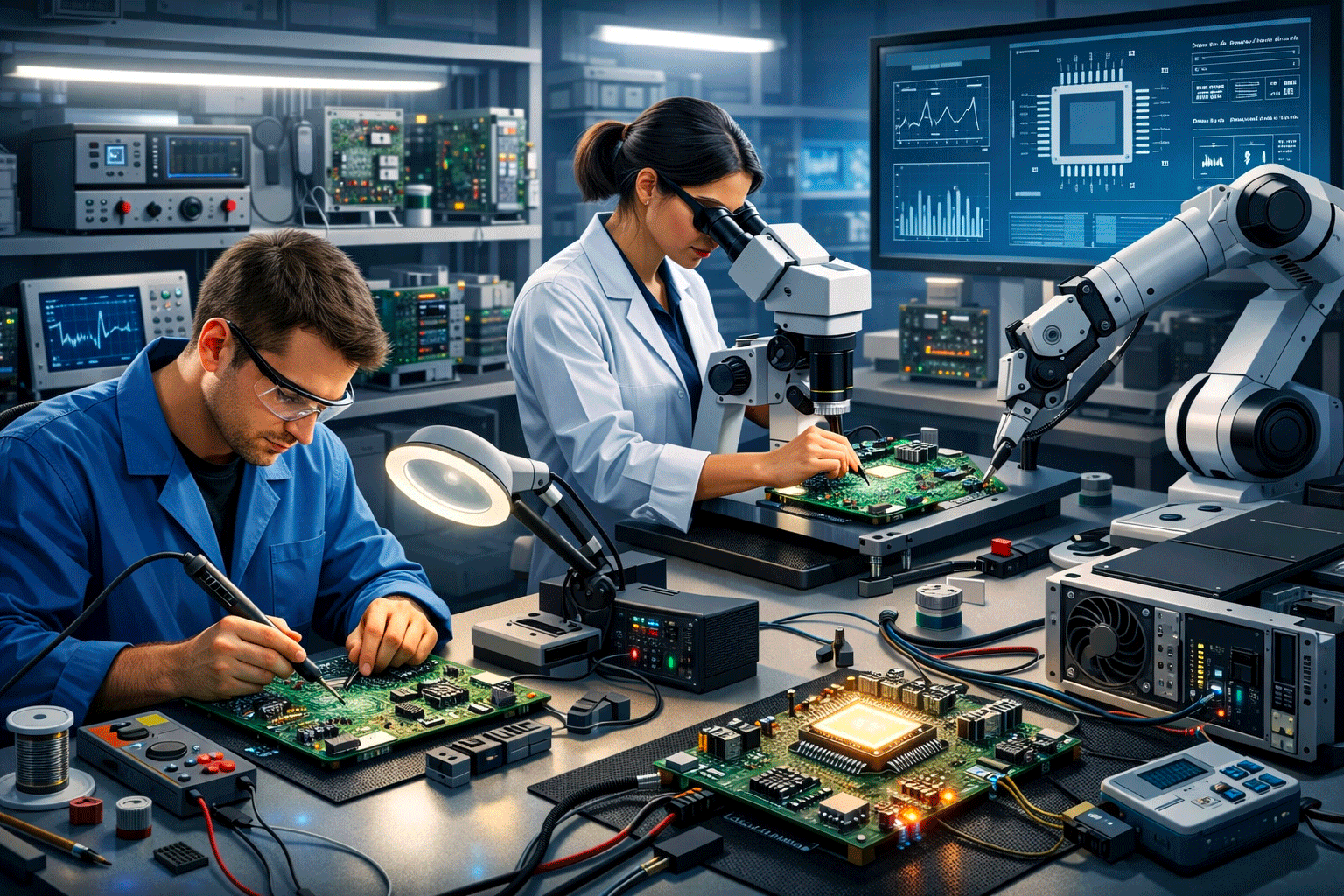 Laboratoire R&D électronique