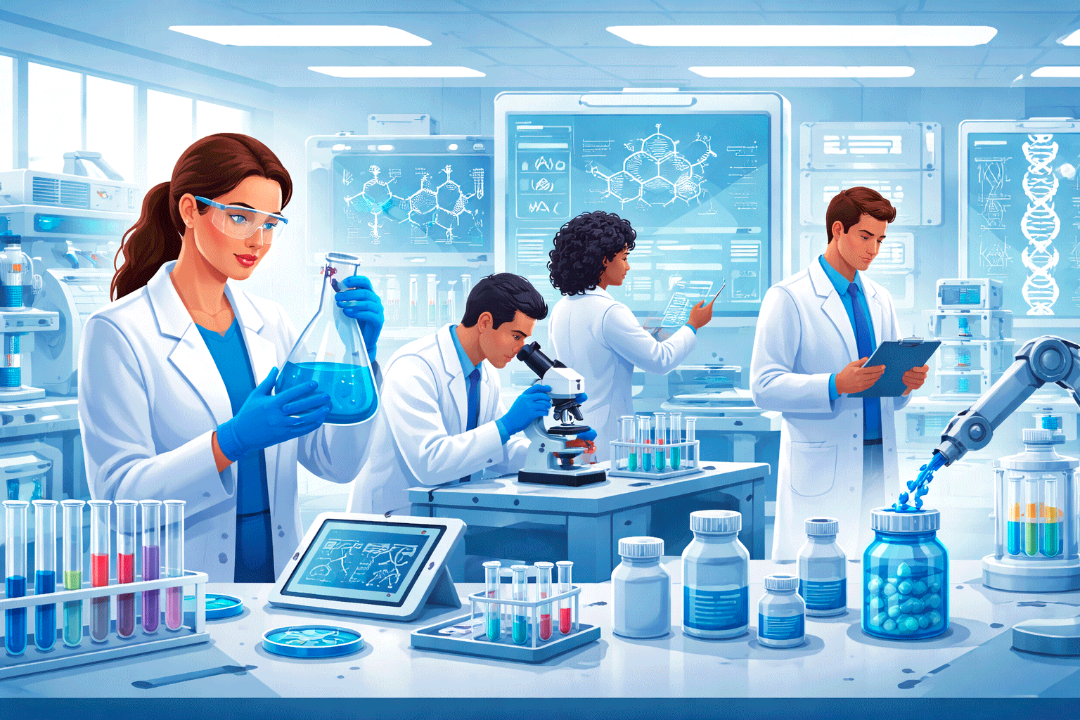 Laboratoire R&D Pharmaceutique / Cosmétique