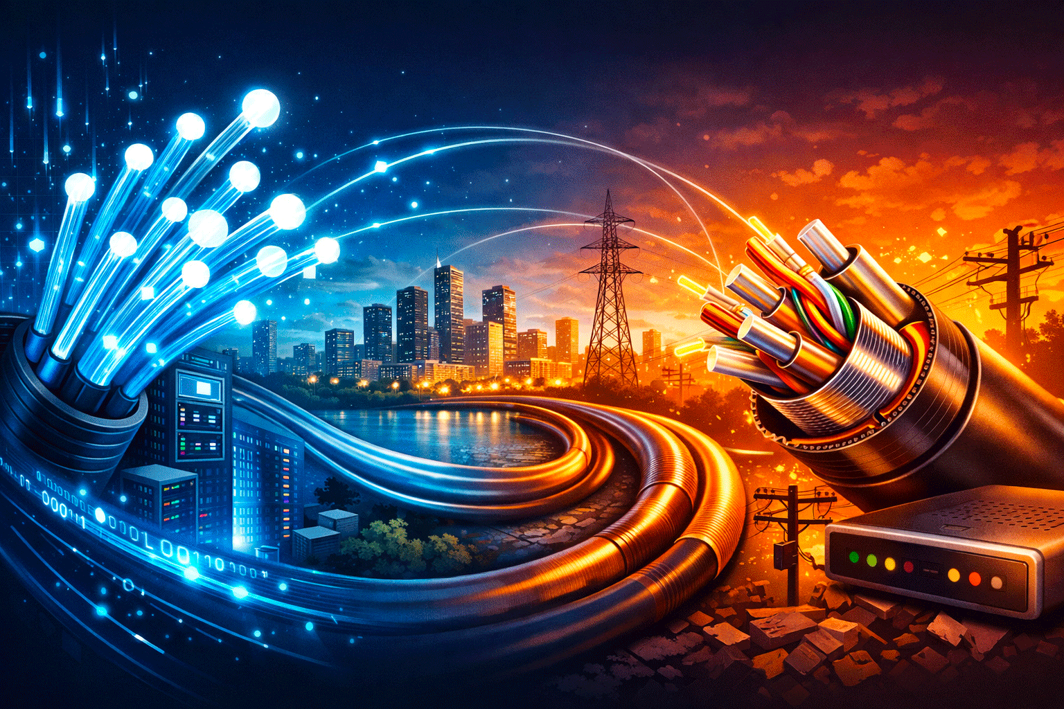 Réseau Fibre et Cuivre
