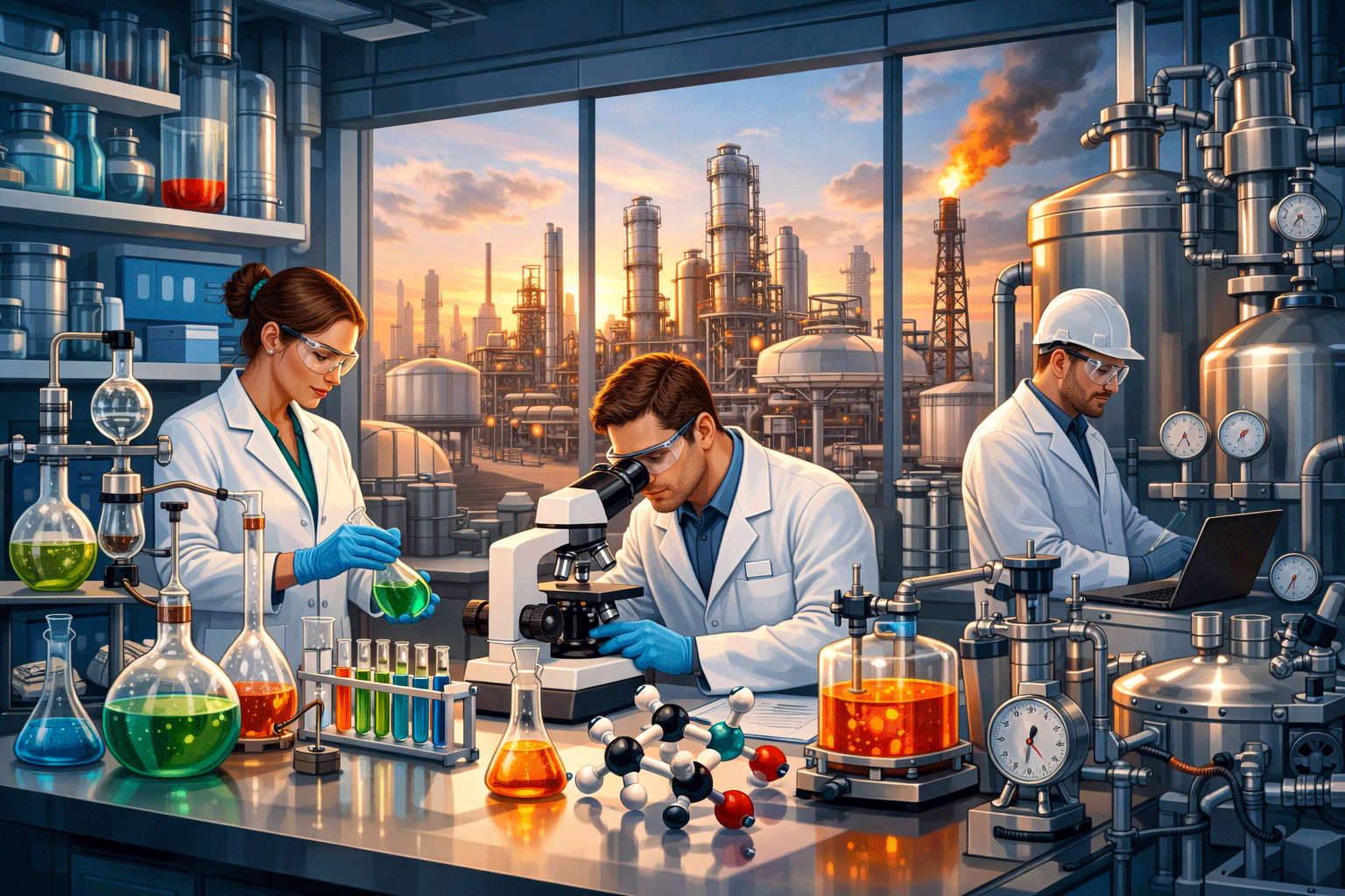 Laboratoire / R&D – Chimie / Pétrochimie