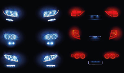 Led pour phares de voiture