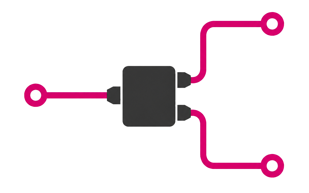 Illustration power dividers et couplers