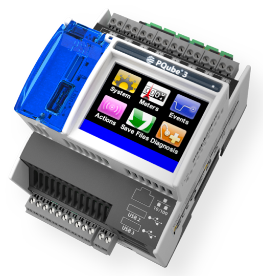 Analyseur de qualité d'énergie PQube Powerside