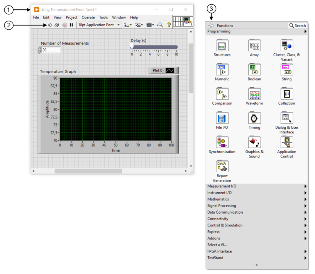 Palette Commandes
