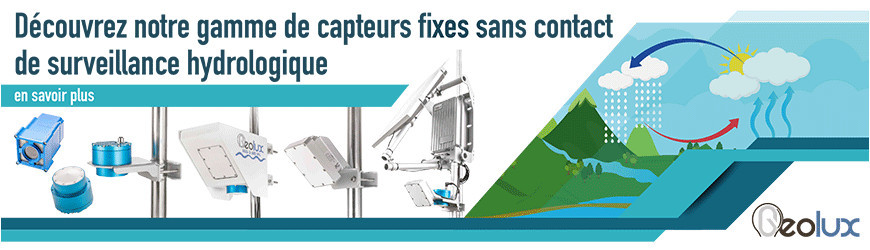 Capteurs sans contact de surveillance hydrologique