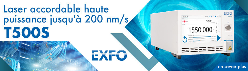 Source accordable haute puissance jusqu'à 200 nm/s T500S 