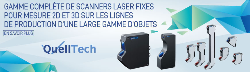 Scanners laser fixes pour mesure 2D et 3D
