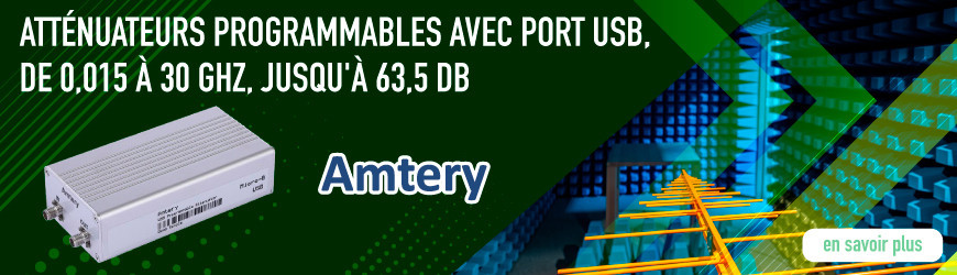 Atténuateur programmable par USB et avec port SMA