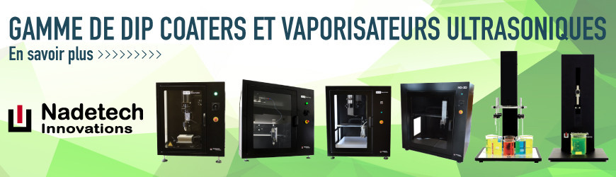 Dip coaters et vaporisateurs ultrasoniques