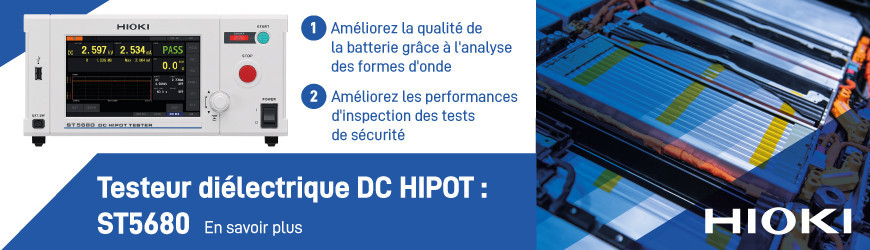 Vérifiez la sécurité des batteries et les performances d'isolation à l'aide de la forme d'onde