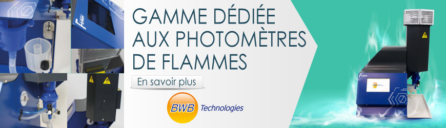 Photomètres de flammes pour applications variées