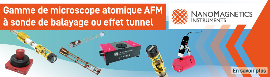 Microscope atomique AFM à sonde de balayage ou effet tunnel