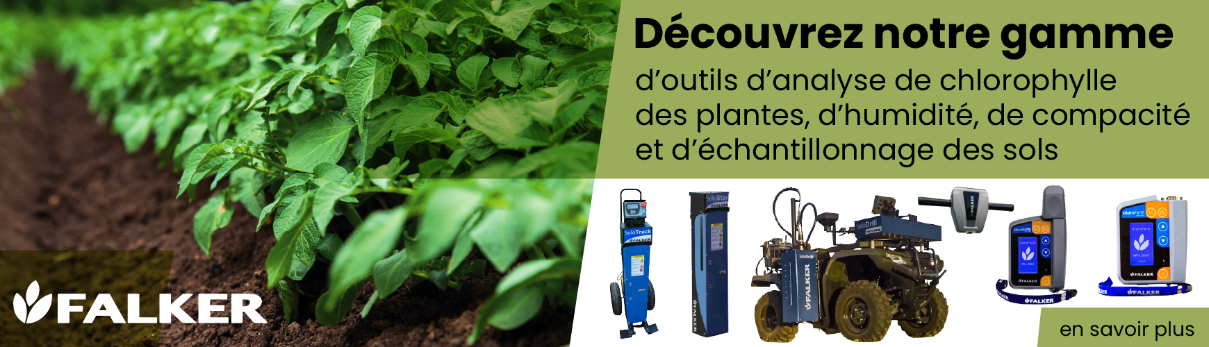 Outils d’analyse des plantes et des sols