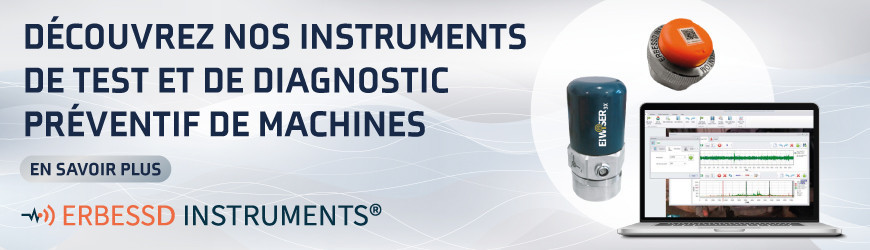 Instruments de test et diagnostic préventif de machines