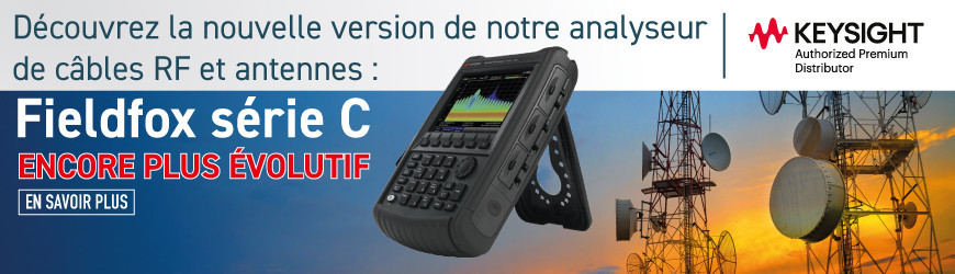 Analyseurs de câbles RF et d'antennes évolutifs Fieldfox série C