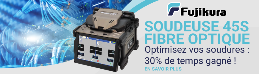 Gagnez du temps sur vos soudures de fibre optique !