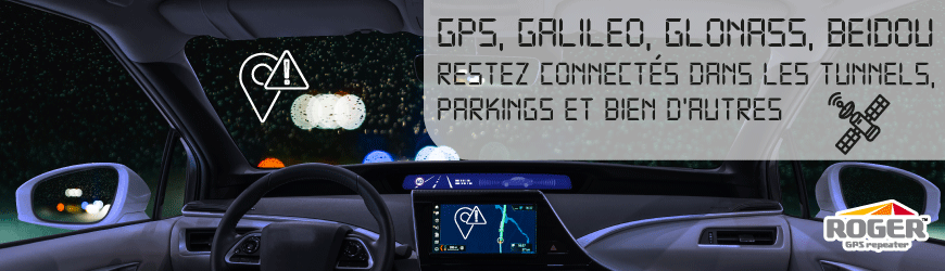 Pack répéteur GNSS (GPS L1, GALILEO E1, GLONASS G1 & BEIDOU B1) : GNSS-L1G1GA-BP