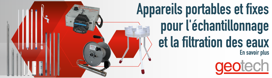 Appareils portables et fixes pour l'échantillonnage et la filtration des eaux