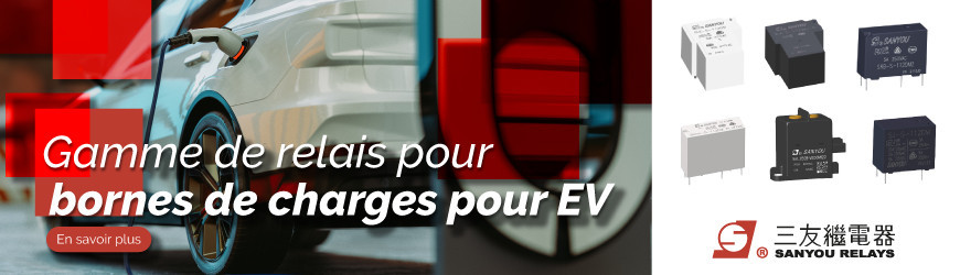 Charge rapide pour EV avec les relais de puissance Sanyou