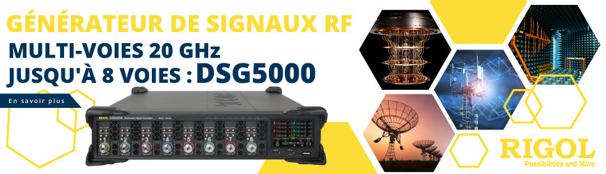 Générateur de signaux RF multi-voies 20 GHz jusqu'à 8 voies : DSG5000