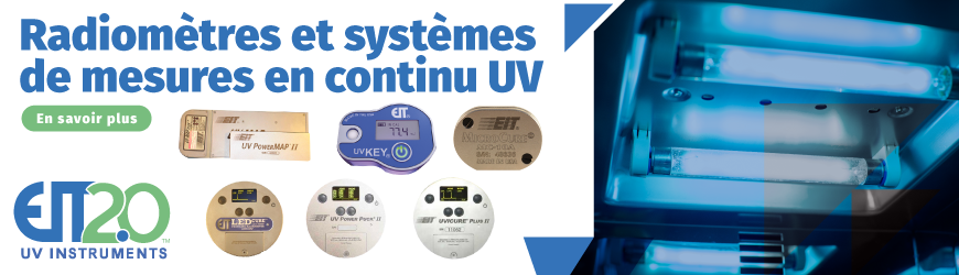 Radiomètres et systèmes de mesure en continu UV