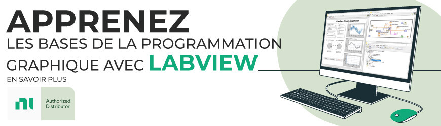 Apprenez les bases de la programmation graphique sous LabVIEW !