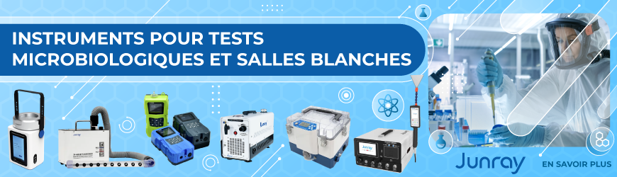 Instruments pour tests microbiologiques et salles blanches