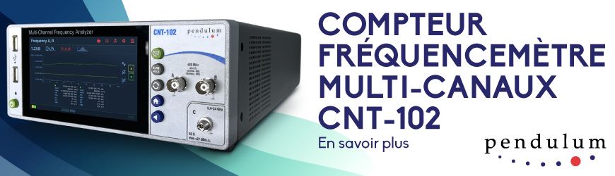 Une solution abordable sans compromis sur votre compteur fréquencemètre allant jusqu’à 13 digits/s !