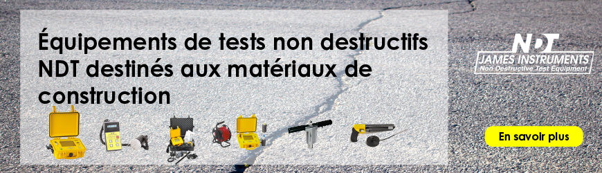 Équipements de tests non destructifs NDT destinés aux matériaux de construction