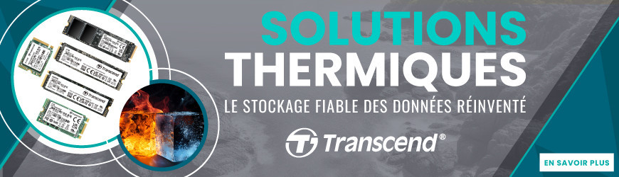 Solutions thermiques de Transcend : Un stockage fiable des données !