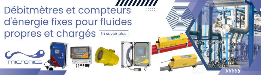 Débitmètres et compteurs d'énergie fixes pour fluides propres et chargés