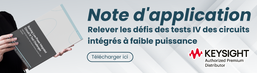 Note d'application dédiée aux tests IV des circuits intégrés à faible puissance