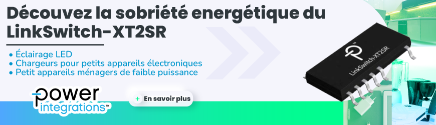 LinkSwitch-XT2SR : solution révolutionnaire pour vos besoins en alimentations à découpage.