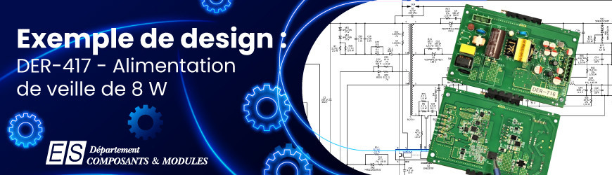 Exemple de Design : DER-417 - Alimentation de veille de 8 W avec Puissance d’entrée sans charge