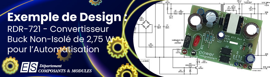 Exemple de Design : RDR-721 - Convertisseur Buck Non-Isolé de 2,75 W pour l’Automatisation Domestique 