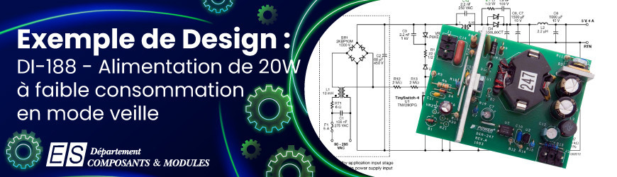 Exemple de Design : DI-188 - Alimentation de 20 W à faible consommation en mode veille