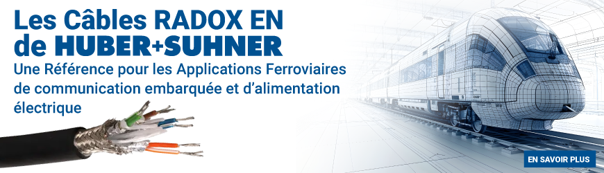 Câble Radox EN pour Applications Ferroviaires De Communication Embarquée Et d’Alimentation Électrique