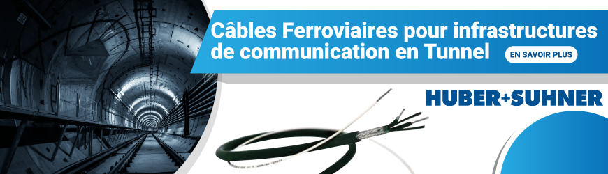 Câble Ferroviaire pour Tunnel (Conformes à la Norme STI SRT 1301/2014, classe incendie CPR B2ca-s1a,d1,a1)