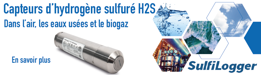Mesurez partout en continu l'hydrogène sulfuré H2S
