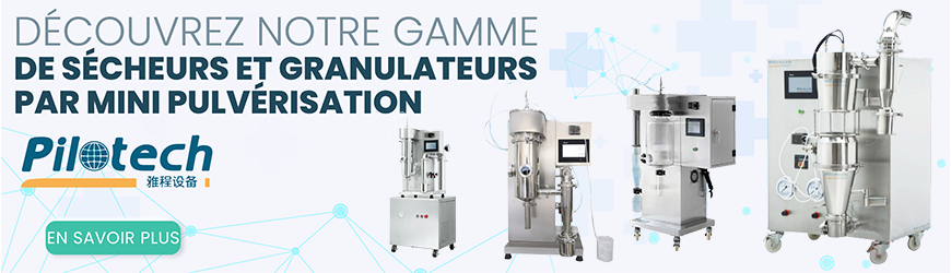 Sécheurs et granulateurs par mini pulvérisation