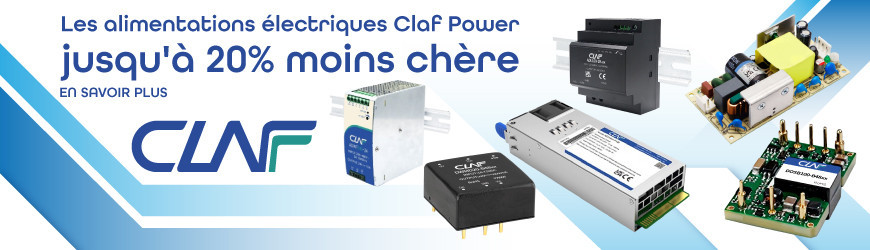 Des alimentations électriques fiables et performantes : Claf Power jusqu'à -20% moins chère