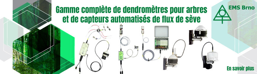 Dendromètres pour arbres et capteurs automatisés de flux de sève !