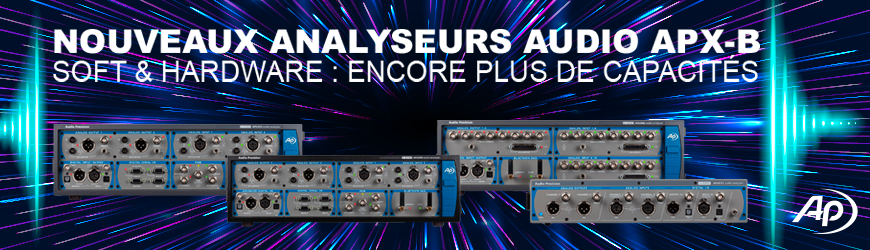 Nouveaux analyseurs audio APXB