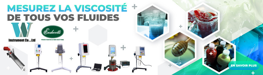 Mesurez la viscosité de tous vos fluides
