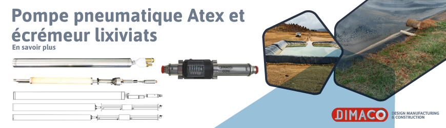 Pompe pneumatique ATEX et écrémeur lixiviats 