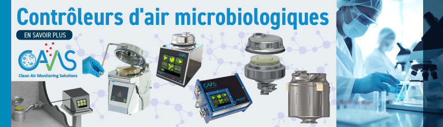 Contrôleurs d'air microbiologiques pour environnements critiques