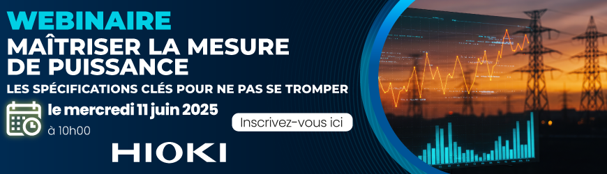 Webinaire : Maîtriser la mesure de puissance, les spécifications clés pour ne pas se tromper